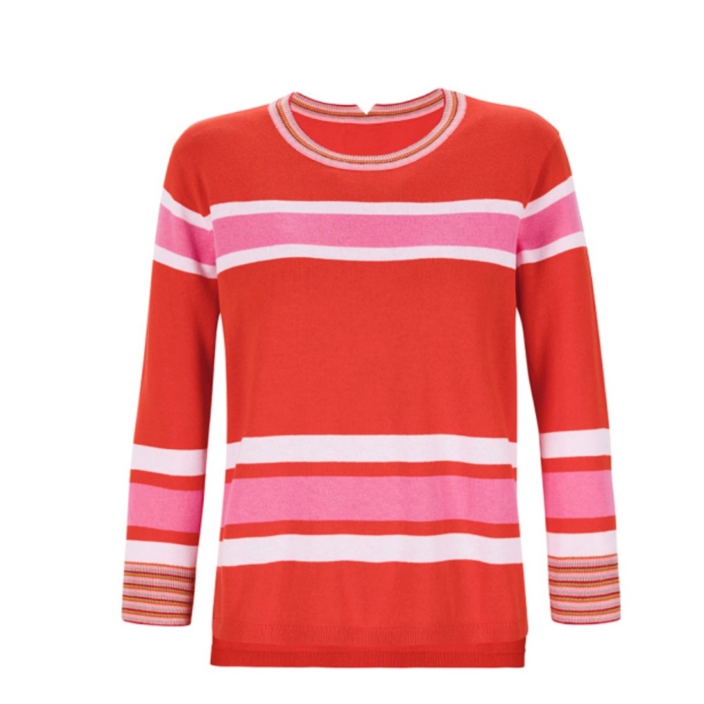 Cabi 6168 Cadet Rainbow stripe Pullover